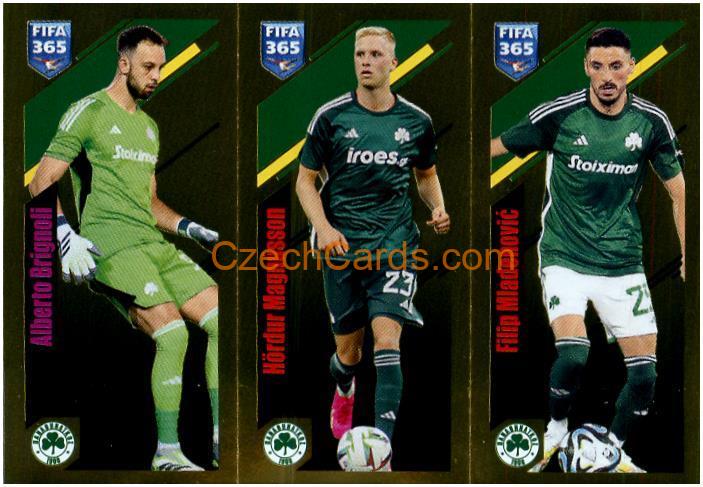 Brignoli / Magnússon / Mladenović 2024 Panini Fifa 365 sticker foil #279