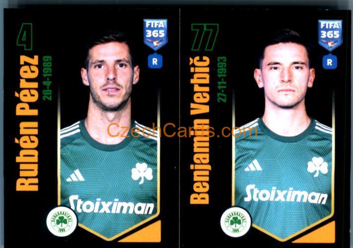 Rubén Pérez / Benjamin Verbič 2024 Panini Fifa 365 sticker #287