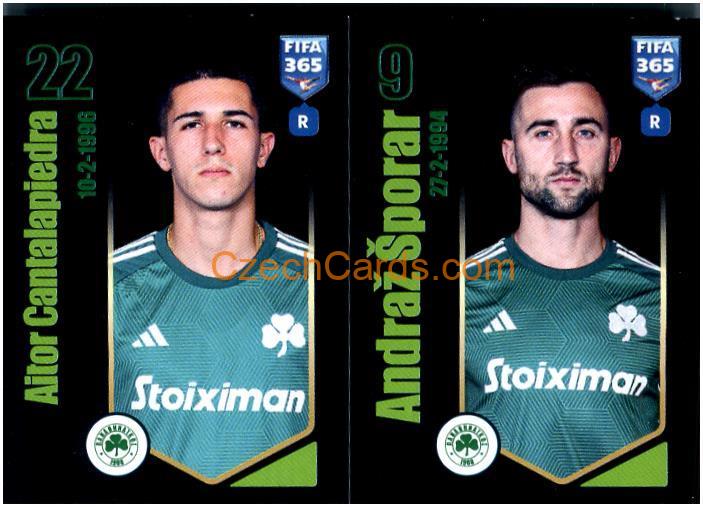 Aitor Cantalapiedra / Andraž Šporar 2024 Panini Fifa 365 sticker #291