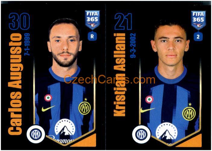 Carlos Augusto / Kristjan Asllani 2024 Panini Fifa 365 sticker #302