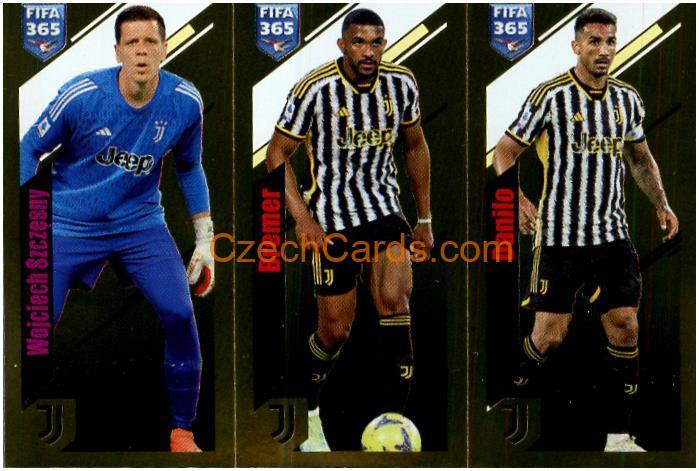 Szczęsny / Bremer / Danilo 2024 Panini Fifa 365 sticker foil #311