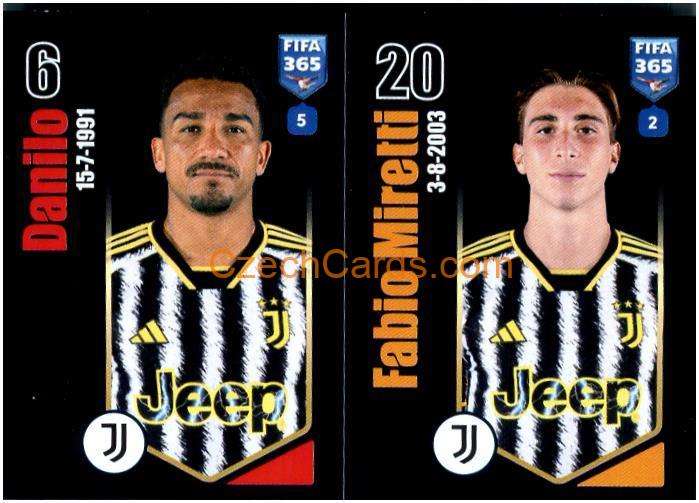 Danilo / Fabio Miretti 2024 Panini Fifa 365 sticker #314