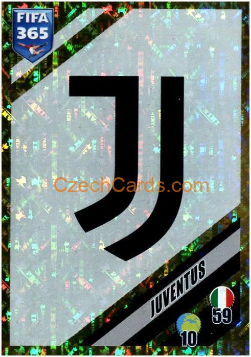 Logo - Juventus 2024 Panini Fifa 365 sticker holo #317