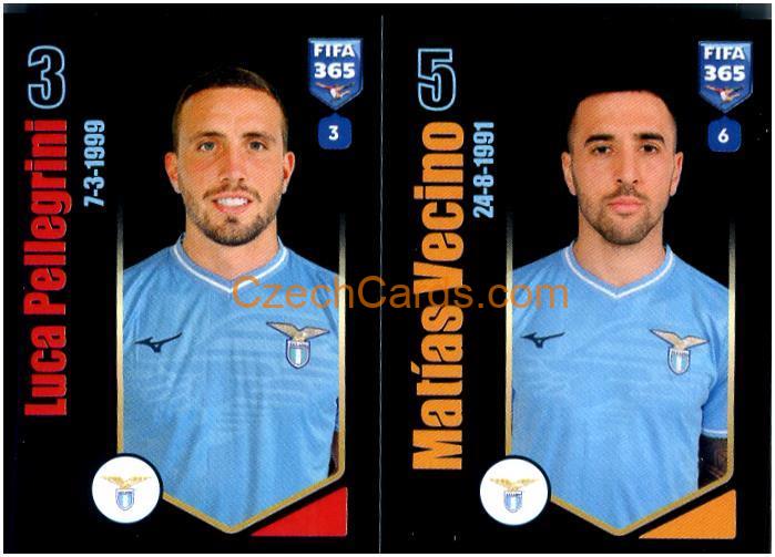 Luca Pellegrini / Matías Vecino 2024 Panini Fifa 365 sticker #332