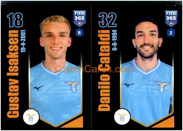 Gustav Isaksen / Danilo Cataldi 2024 Panini Fifa 365 sticker  #334