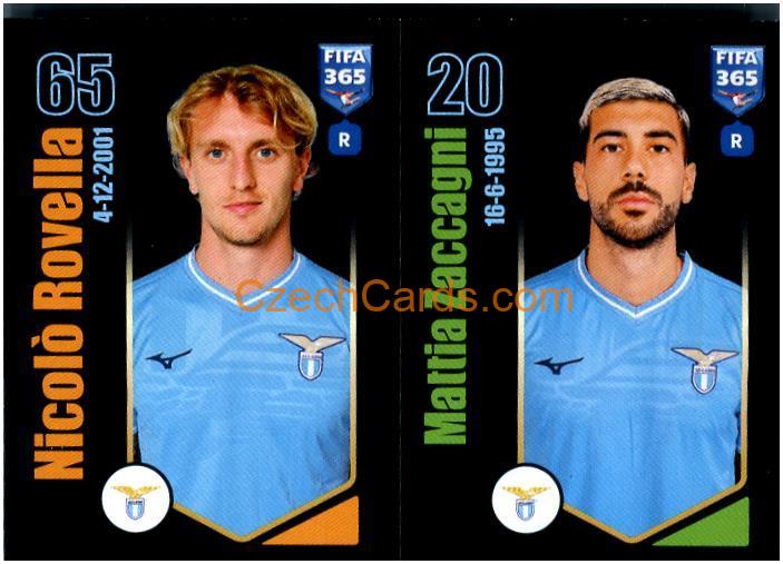 Nicolò Rovella / Mattia Zaccagni 2024 Panini Fifa 365 sticker #336