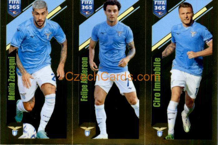 Zaccagni / Anderson / Immobile 2024 Panini Fifa 365 sticker foil #337