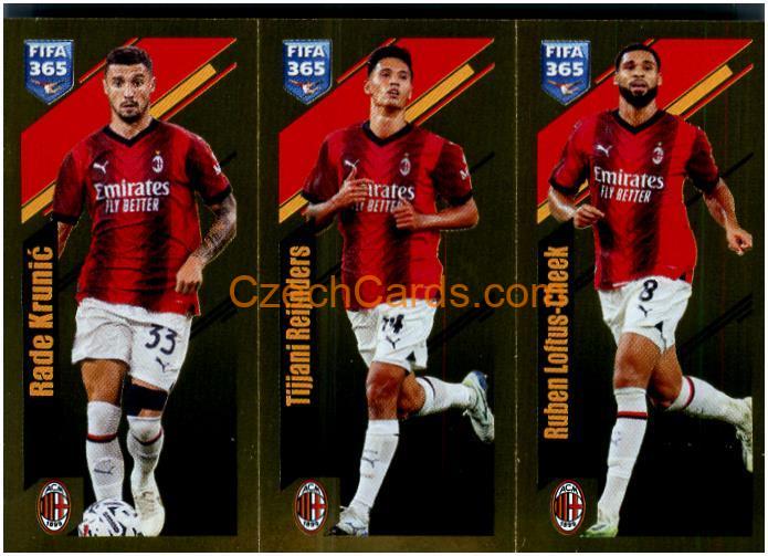 Krunić / Reijnders / Loftus-Cheek 2024 Panini Fifa 365 sticker foil #347