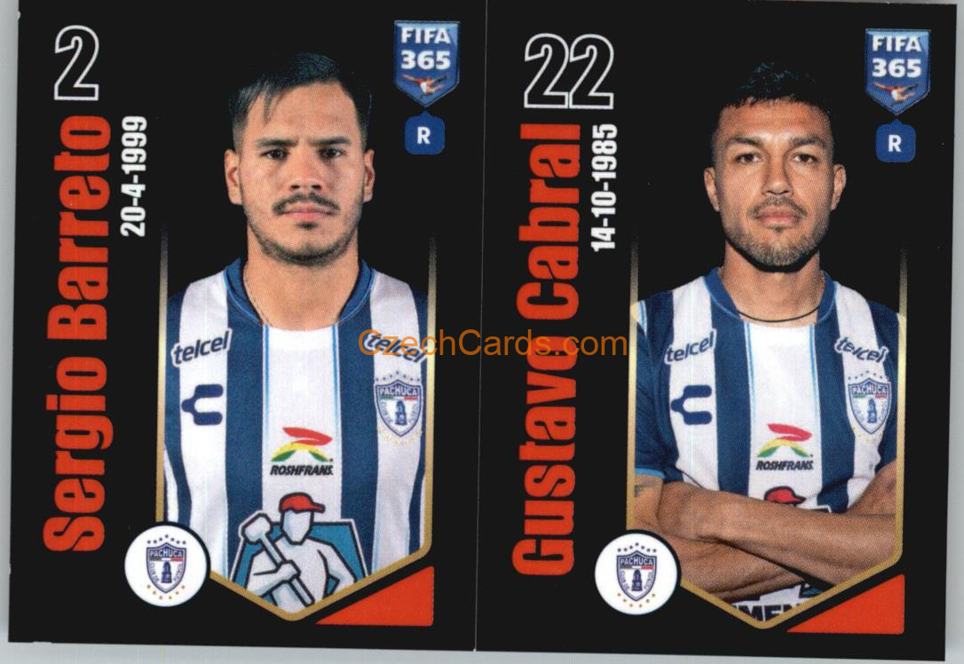 Sergio Barreto / Gustavo Cabral 2024 Panini Fifa 365 sticker #360