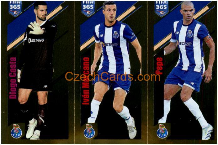 Diogo Costa / Ivan Marcano / Pepe 2024 Panini Fifa 365 sticker foil #375