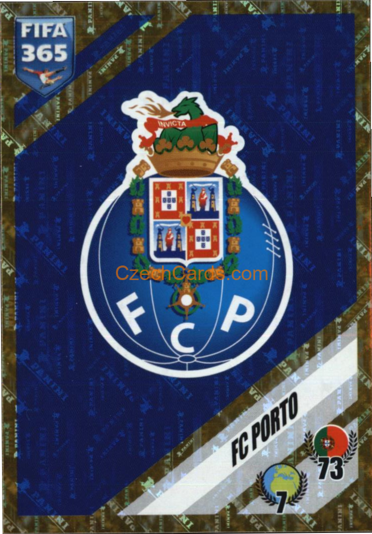 Logo - Porto 2024 Panini Fifa 365 sticker foil #381