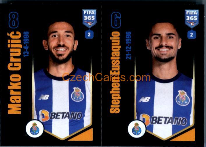 Marko Grujić / Stephen Eustáquio 2024 Panini Fifa 365 sticker #382
