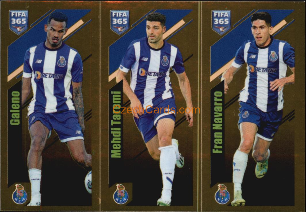 Galeno / Taremi / Navarro 2024 Panini Fifa 365 sticker foil #385
