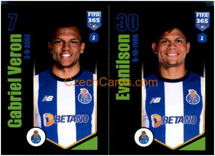 Gabriel Veron / Evanilson 2024 Panini Fifa 365 sticker #386