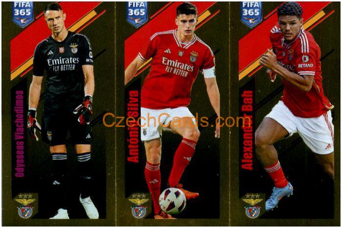 Vlachodimos / Silva / Bah 2024 Panini Fifa 365 sticker foil #391