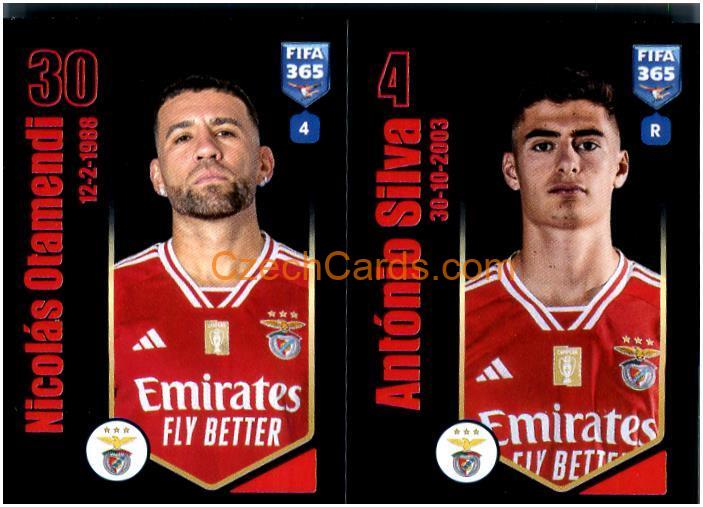 Nicolás Otamendi / António Silva 2024 Panini Fifa 365 sticker #393