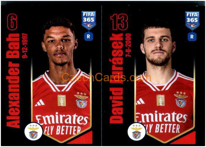 Alexander Bah / David Jurásek 2024 Panini Fifa 365 sticker #394