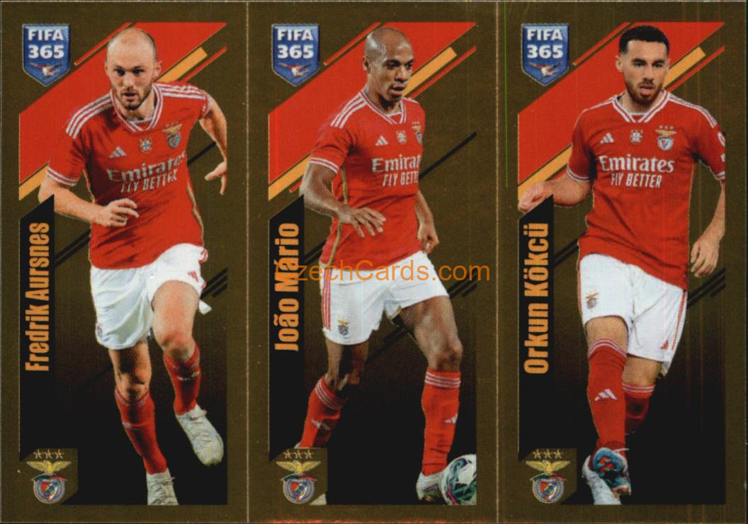 Aursnes / Mário / Kökcü 2024 Panini Fifa 365 sticker foil #395