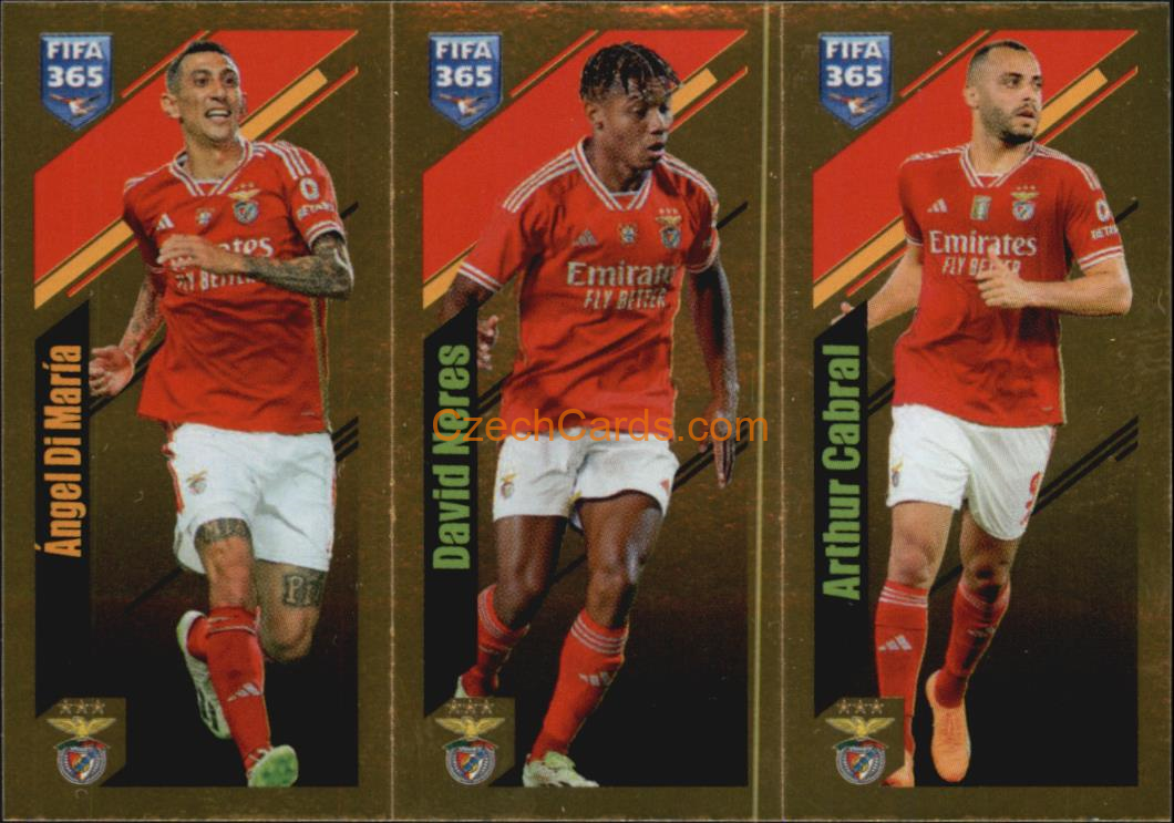 Di María / Neres / Cabral 2024 Panini Fifa 365 sticker foil #401