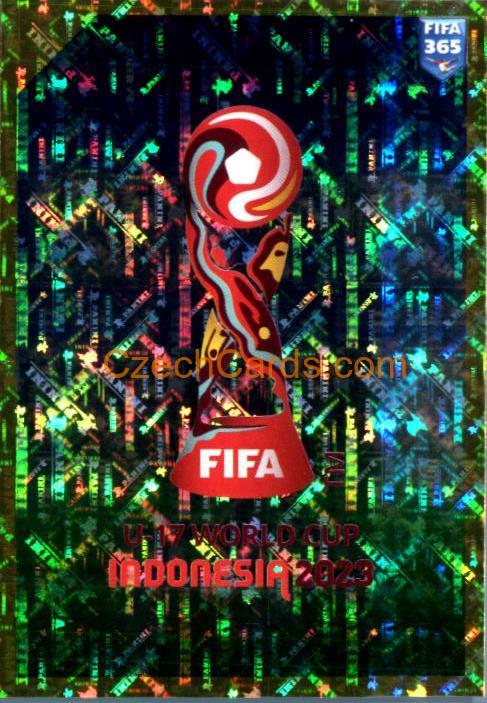 FIFA U-17 World Cup Indonesia 2023 awards 2024 Panini Fifa 365 sticker foil #412