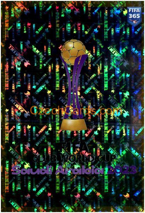 FIFA Club World Cup 2023 logo 2024 Panini Fifa 365 sticker foil #413