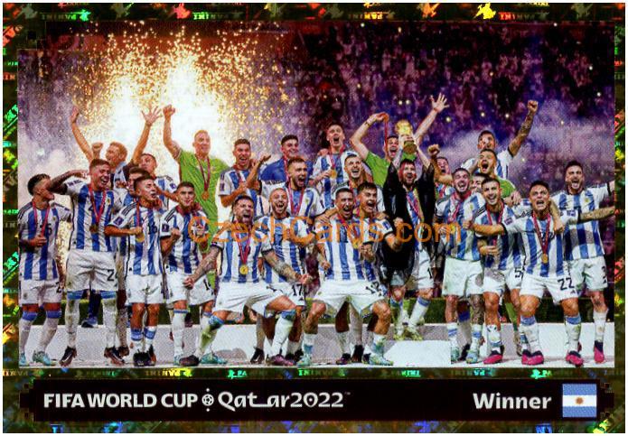 Argentina FIFA World Cup Qatar Winner 2024 Panini Fifa 365 sticker #414
