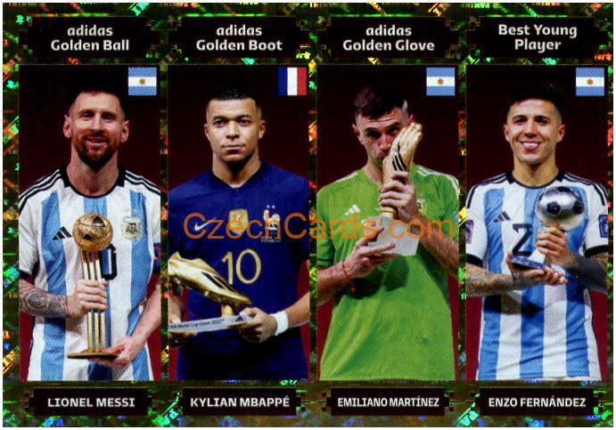 Messi FIFA World Cup Qatar 2022 awards 2024 Panini Fifa 365 sticker #416