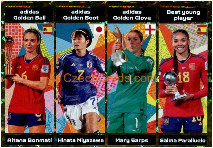 FIFA Women's World Cup AU/NZ 2023 awards 2024 Panini Fifa 365 sticker #423