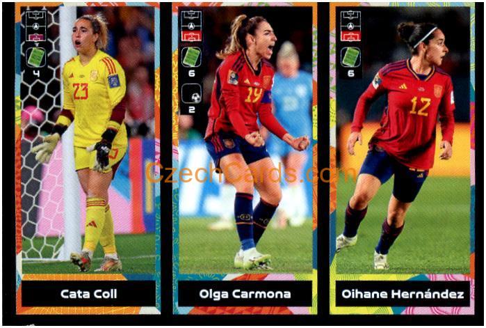 Coll /  Carmona / Hernandez 2024 Panini Fifa 365 sticker #424