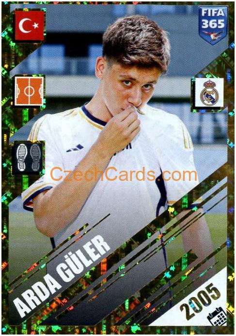 Arda Güler - Rising Stars 2024 Panini Fifa 365 sticker foil #432