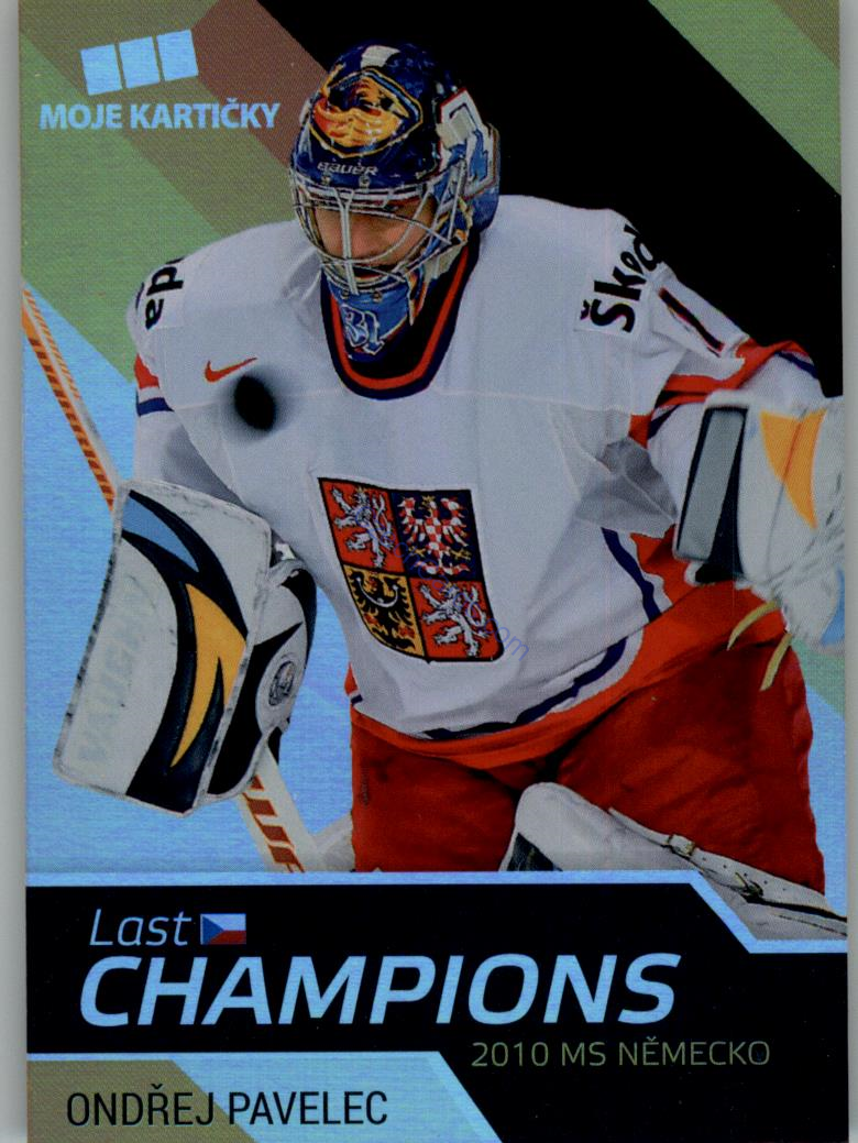 Ondřej Pavelec MK Cards 2018 Last Chamions #LCH17
