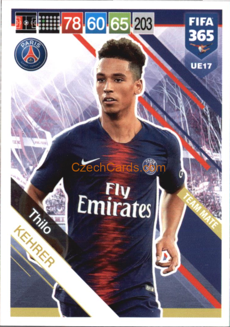 Thilo Kehrer 2019 Panini FIFA 365 Adrenalyn XL Update #UE17