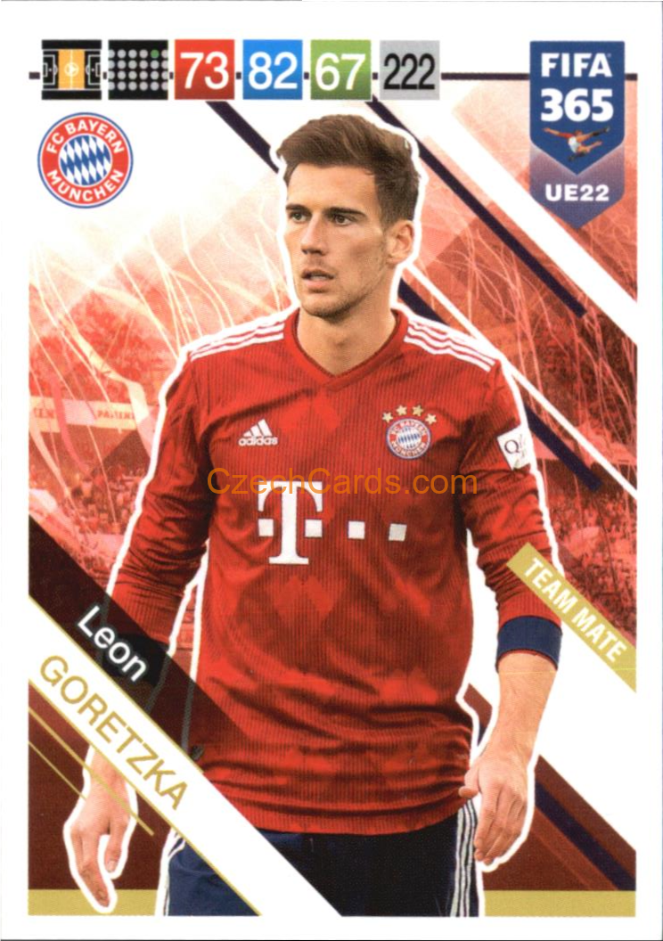 Leon Goretzka 2019 Panini FIFA 365 Adrenalyn XL Update #UE22