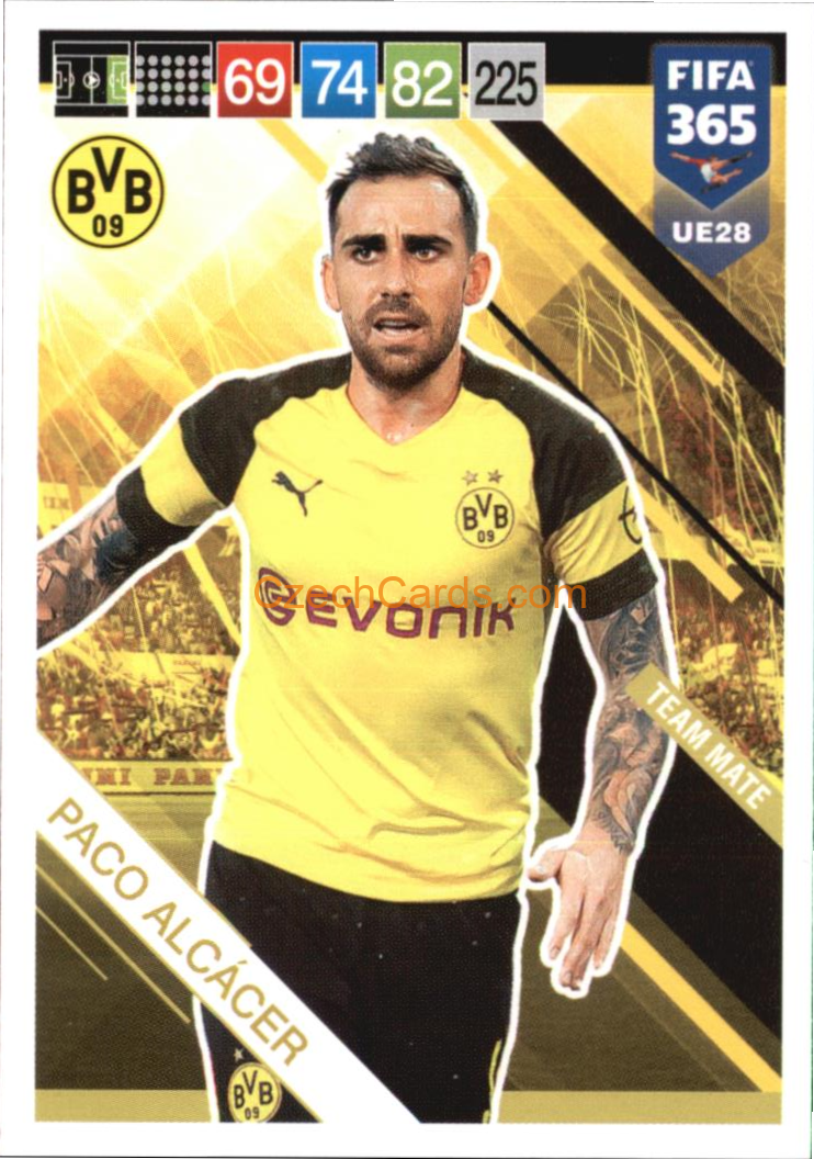 Paco Alcácer 2019 Panini FIFA 365 Adrenalyn XL Update #UE28
