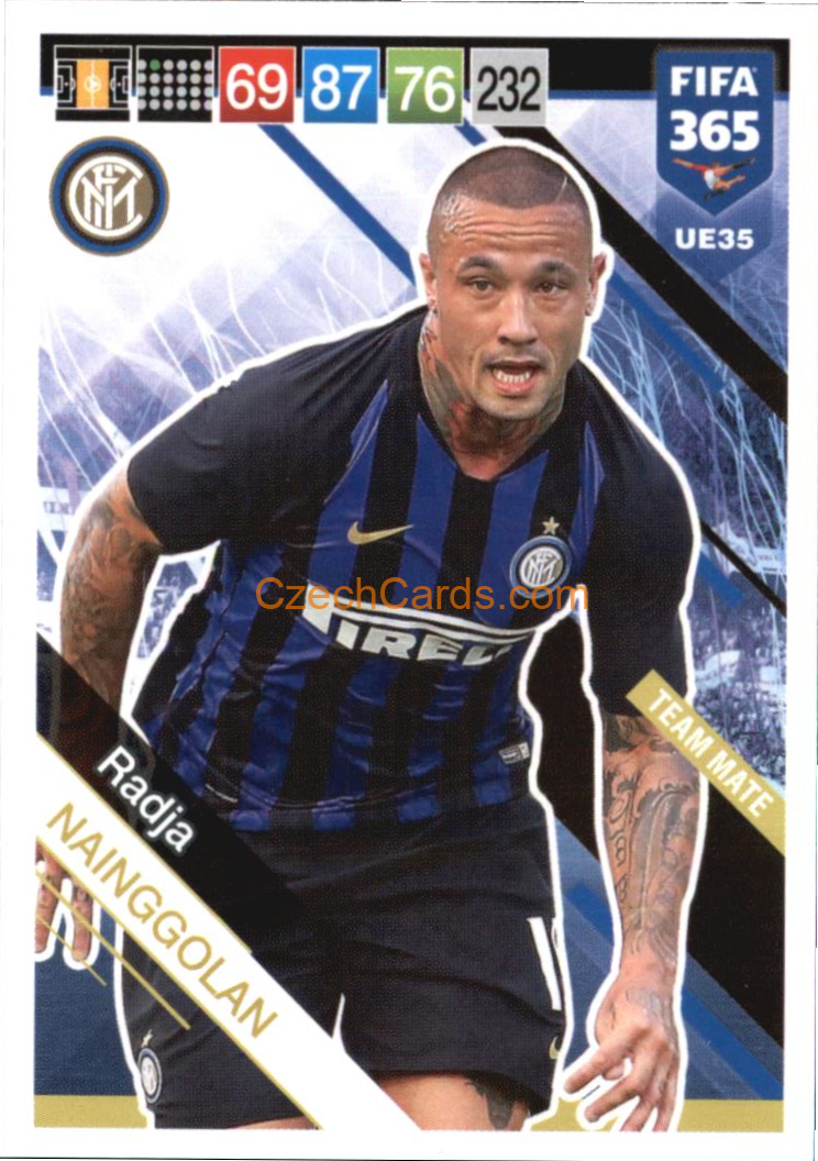 Radja Nainggolan 2019 Panini FIFA 365 Adrenalyn XL Update #UE35