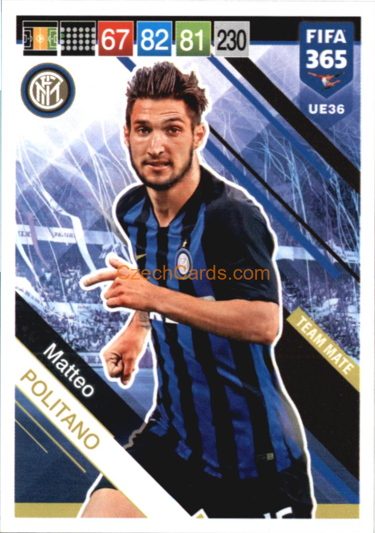Matteo Politano 2019 Panini FIFA 365 Adrenalyn XL Update #UE36