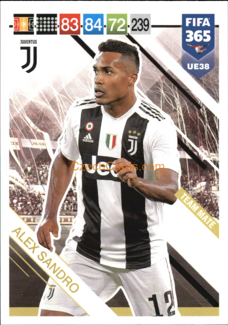 Alex Sandro 2019 Panini FIFA 365 Adrenalyn XL Update #UE38