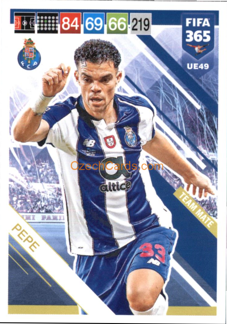 Pepe 2019 Panini FIFA 365 Adrenalyn XL Update #UE49
