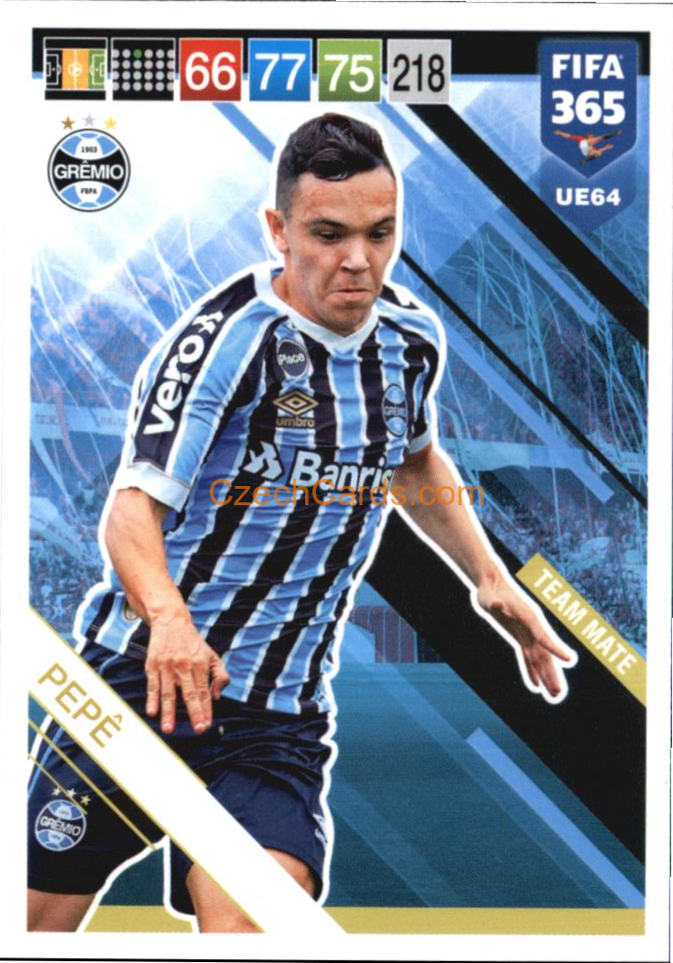 Pepé 2019 Panini FIFA 365 Adrenalyn XL Update #UE64