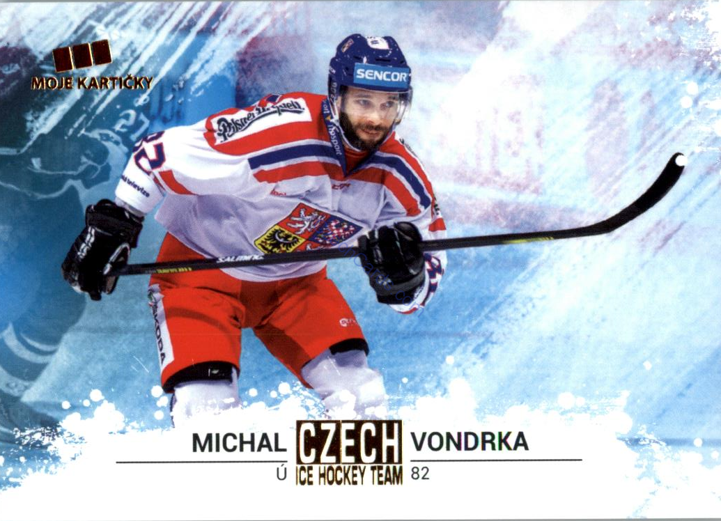Michal Vondrka MK Cards 2018 GOLD /25 #41