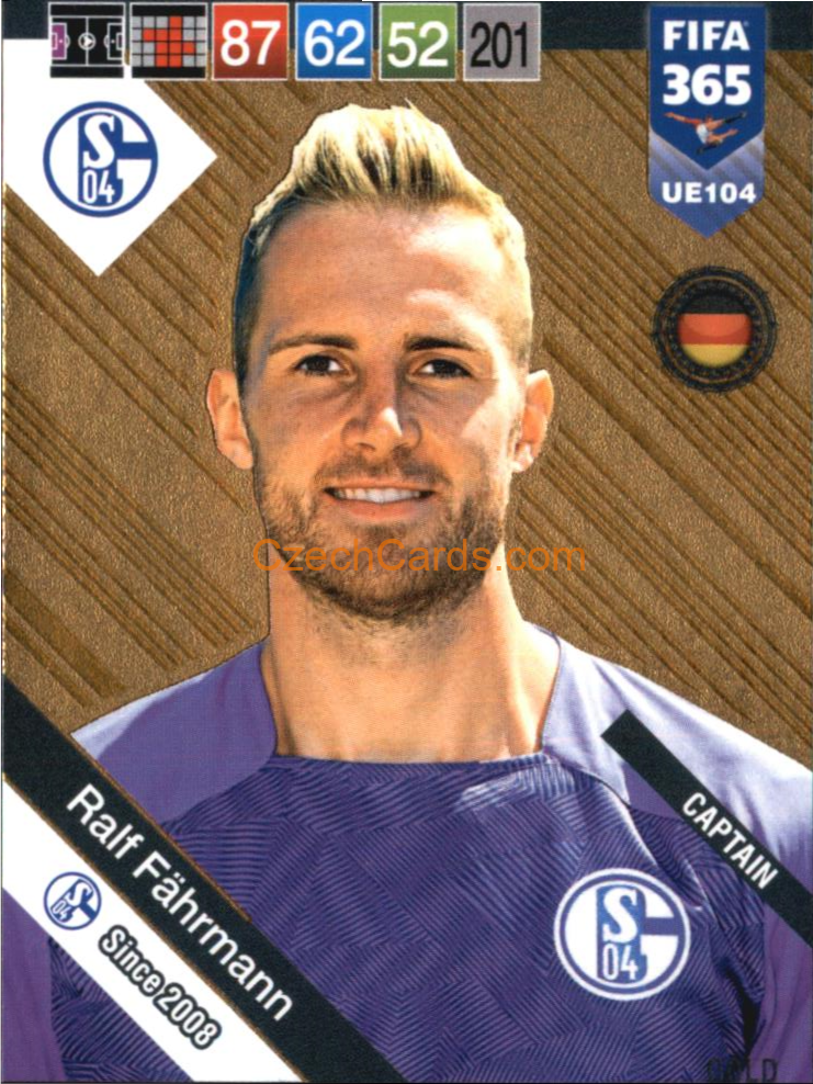 Ralf Fährmann 2019 Panini FIFA 365 Adrenalyn XL Update Gold #UE104
