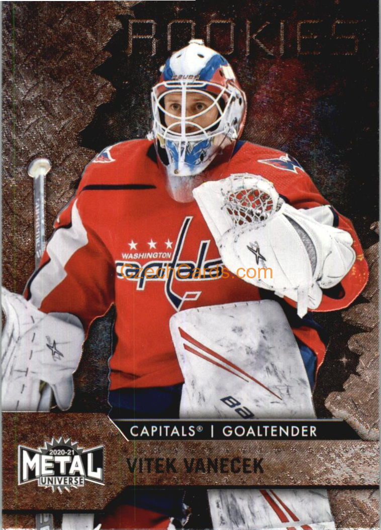Vitek Vanecek 2020/21 Metal Universe ROOKIES #109