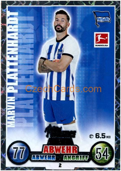 Marvin Plattenhardt 2022/23 Topps Match Attax Bundesliga Heritage #2