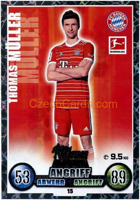 Thomas Müller 2022/23 Topps Match Attax Bundesliga Heritage #15