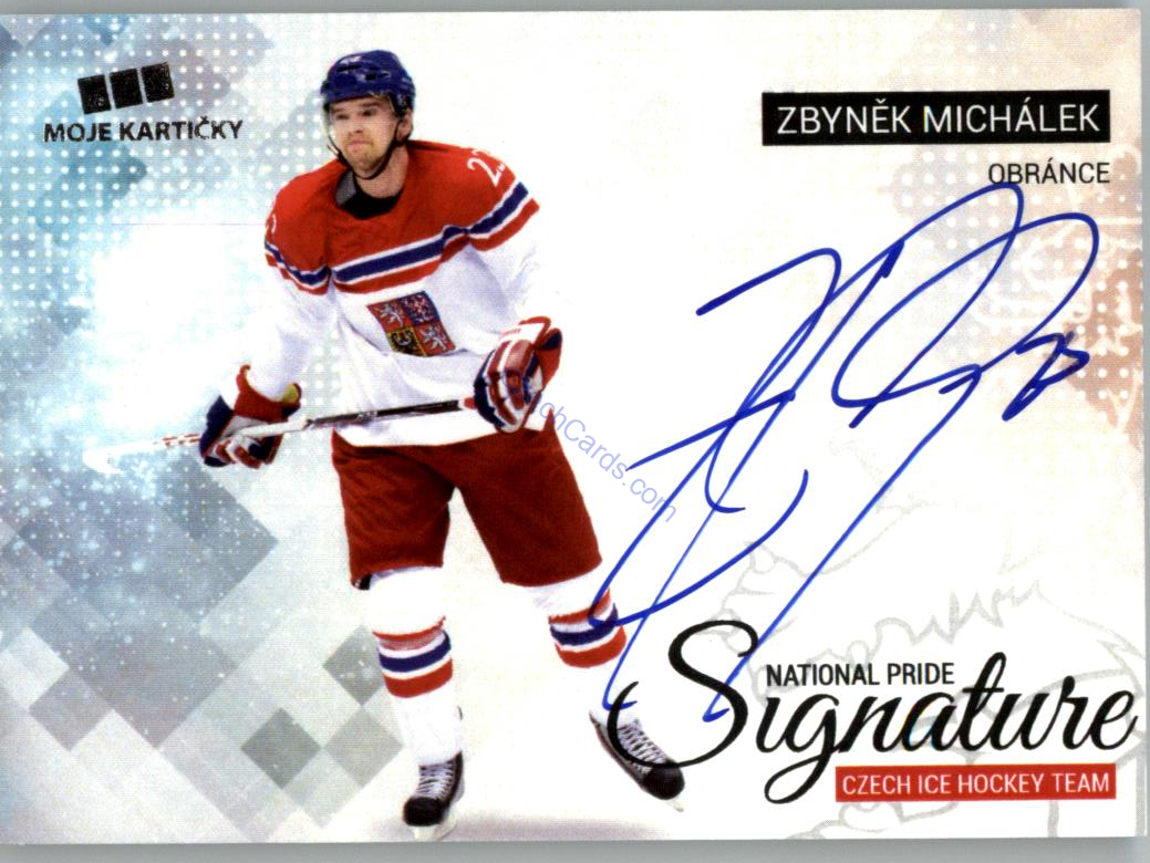 Zbyněk Michálek MK Cards 2018 National Pride Signature /10