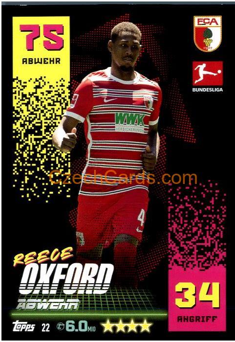Reece Oxford 2022/23 Topps Match Attax Bundesliga #22