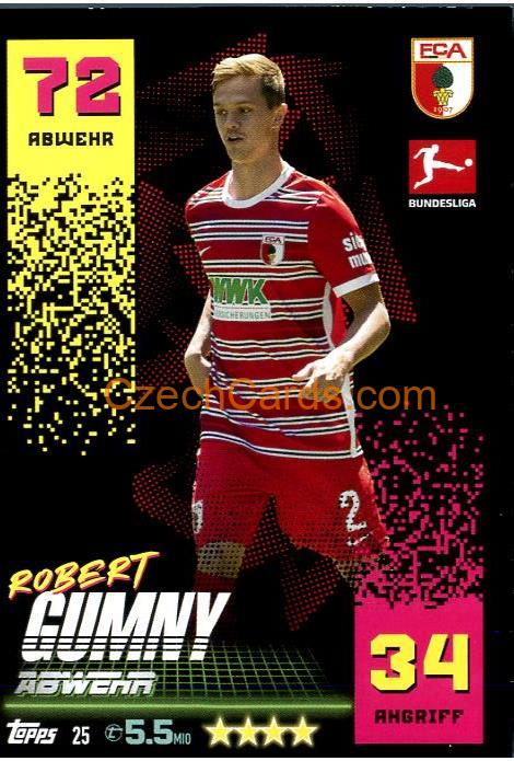 Robert Gumny 2022/23 Topps Match Attax Bundesliga #25