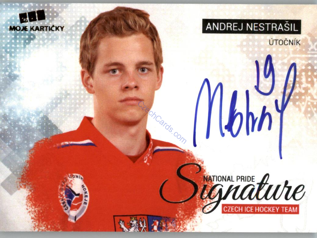 Andrej Nestrašil MK Cards 2018 National Pride Signature /10