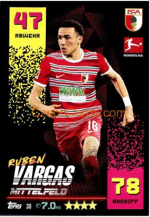 Ruben Vargas 2022/23 Topps Match Attax Bundesliga #30