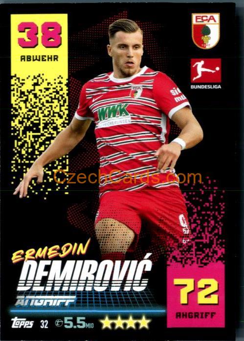 Ermedin Demirović 2022/23 Topps Match Attax Bundesliga #32